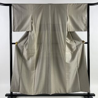 お召 身丈156.5cm 裄丈63.5cm 正絹 美品 名品 【中古】(着物)