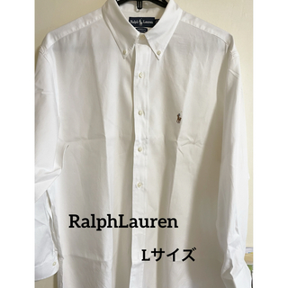 ラルフローレン(Ralph Lauren)のラルフローレン　RalphLauren 白シャツ　Lサイズ　クリーニング済み(シャツ)