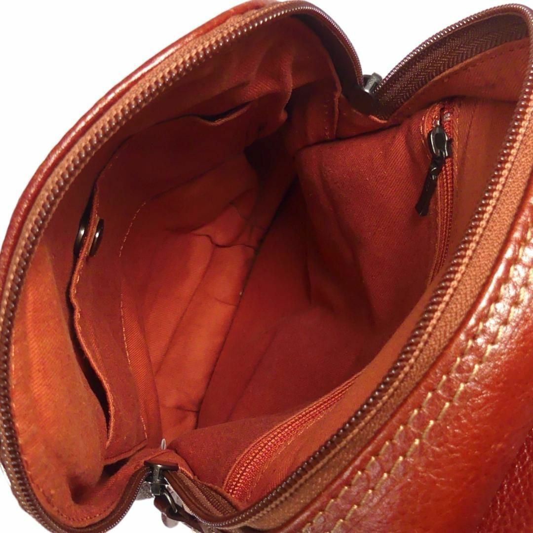 FIGARO フィガロ ボディバッグ メンズ ショルダーバッグ 革 NR3843 メンズのバッグ(ウエストポーチ)の商品写真
