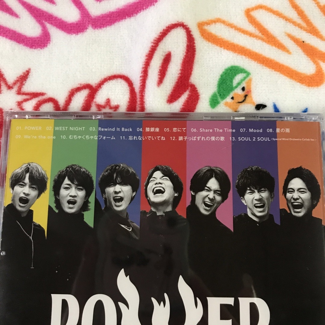 ジャニーズWEST(ジャニーズウエスト)の【新品・未開封】WEST. アルバム POWER 通販盤 ジャニーズWEST エンタメ/ホビーのCD(ポップス/ロック(邦楽))の商品写真