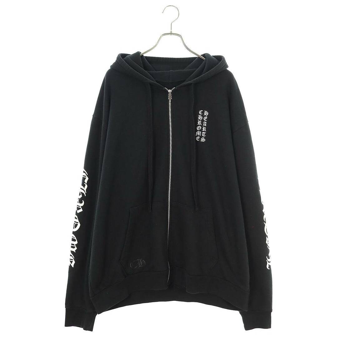 Chrome Hearts(クロムハーツ)のクロムハーツ  SWTSHRT HD ZIP アームロゴプリントジップアップパーカー メンズ XL メンズのトップス(パーカー)の商品写真