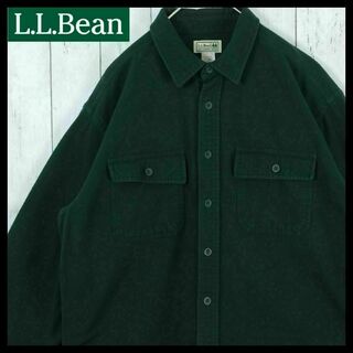 エルエルビーン(L.L.Bean)の【希少】エルエルビーン 00s シャツ ネルシャツ シャモアクロス L 長袖(シャツ)