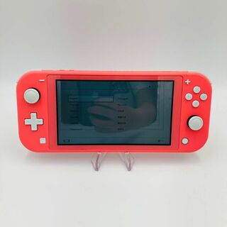 ニンテンドースイッチ(Nintendo Switch)の【美品】Nintendo Switch Lite コーラル 本体 ニンテンドー(家庭用ゲーム機本体)