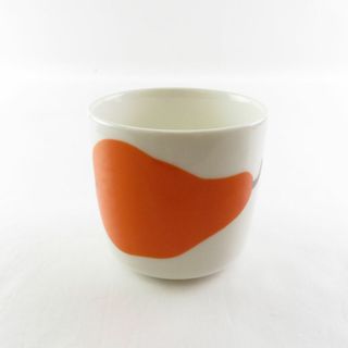 マリメッコ(marimekko)の美品 marimekko マリメッコ パーリナ ラテマグ コーヒーカップ コップ 洋梨 北欧 SU6909G (グラス/カップ)