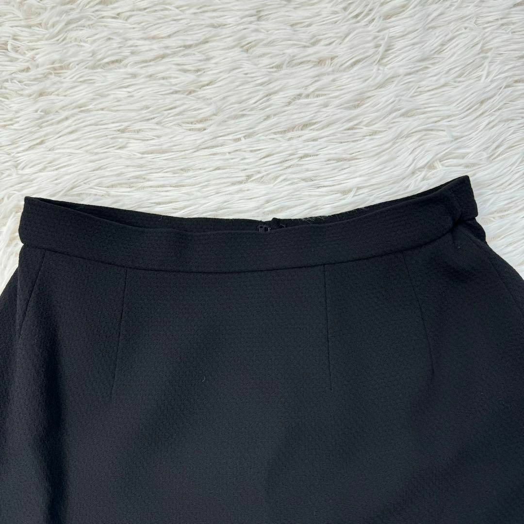 CHANEL(シャネル)の【ヴィンテージ】CHANEL スカート　ウール　ブラック　美品 レディースのスカート(ひざ丈スカート)の商品写真