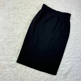 シャネル(CHANEL)の【ヴィンテージ】CHANEL スカート　ウール　ブラック　美品(ひざ丈スカート)