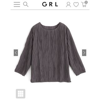 GRL ウェーブシアーカットソートップス