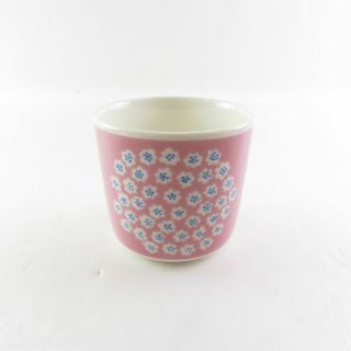 マリメッコ(marimekko)の美品 marimekko マリメッコ プケッティ ラテマグ カップ コーヒー 花柄 ST77F (グラス/カップ)