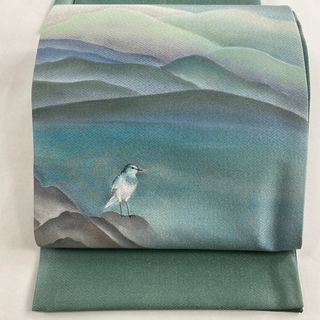 袋帯 美品 名品 お太鼓柄 正絹 【中古】(帯)