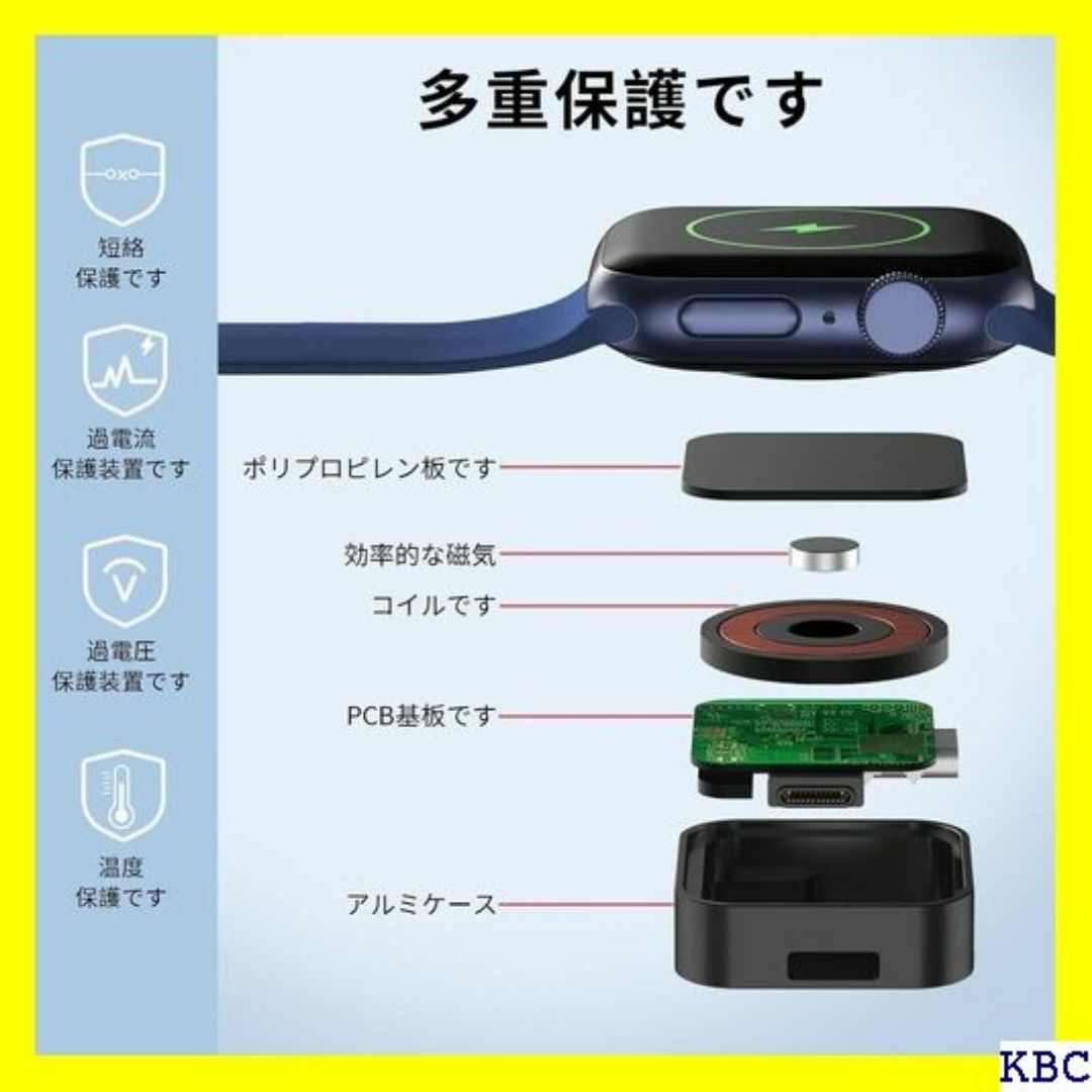 ☆ HELOGE 2023新設計 2 in 1 iWatc 応 ブラック 204 スマホ/家電/カメラのスマホ/家電/カメラ その他(その他)の商品写真