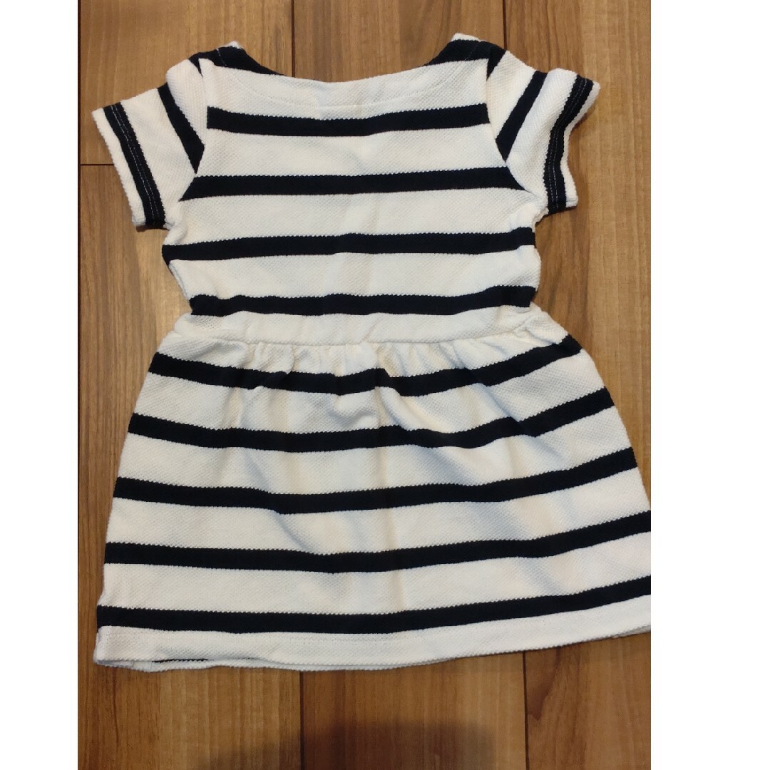 PETIT BATEAU(プチバトー)のプチバトー　ワンピース　マリニエール　ボーダー　3ans キッズ/ベビー/マタニティのキッズ服女の子用(90cm~)(ワンピース)の商品写真