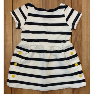 プチバトー(PETIT BATEAU)のプチバトー　ワンピース　マリニエール　ボーダー　3ans(ワンピース)