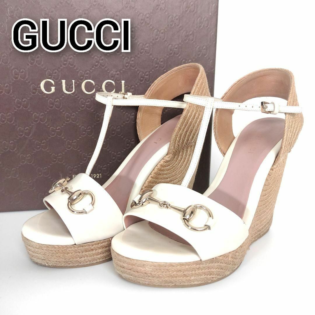 Gucci(グッチ)のGUCCI ホースビット サンダル 388354 サイズ36 1/2 厚底 その他のその他(その他)の商品写真