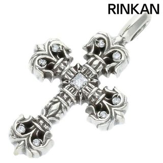 クロムハーツ(Chrome Hearts)のクロムハーツ  CHARM FILIGREE TINY P DMND /タイニーフィリグリー シルバーネックレストップ メンズ(ネックレス)