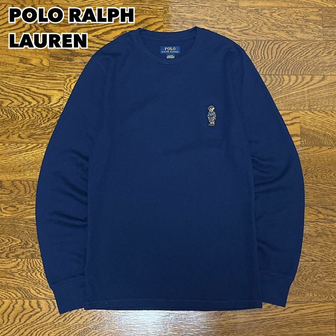 POLO RALPH LAUREN(ポロラルフローレン)のPOLO RALPH LAUREN サーマルロンT ワッフル 長袖 ポロベア メンズのトップス(Tシャツ/カットソー(七分/長袖))の商品写真