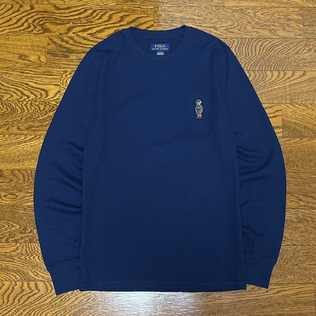 POLO RALPH LAUREN(ポロラルフローレン)のPOLO RALPH LAUREN サーマルロンT ワッフル 長袖 ポロベア メンズのトップス(Tシャツ/カットソー(七分/長袖))の商品写真