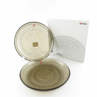 イッタラ(iittala)の未使用 iittala イッタラ カステヘルミ 17cmプレート 2枚 中皿 170mm サンド 廃盤 北欧 フィンランド SU6774G (食器)