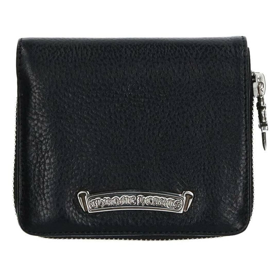 Chrome Hearts(クロムハーツ)のクロムハーツ  SQ ZIP BILL/スクエアジップビル ラウンドジップレザーウォレット財布 メンズ ハンドメイドのファッション小物(財布)の商品写真