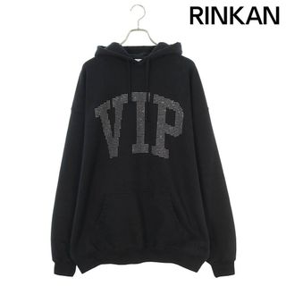 ヴェトモン  23AW  VIP CRYSTAL LOGO HOODIE UE54HD700G VIPクリスタルロゴパーカー メンズ XS