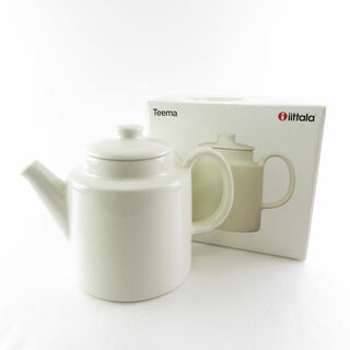 美品 iittala イッタラ ティーマ Teema Tea Pot 1L ティーポット 1.0L 蓋付 茶器 北欧 フィンランド SU6786S 