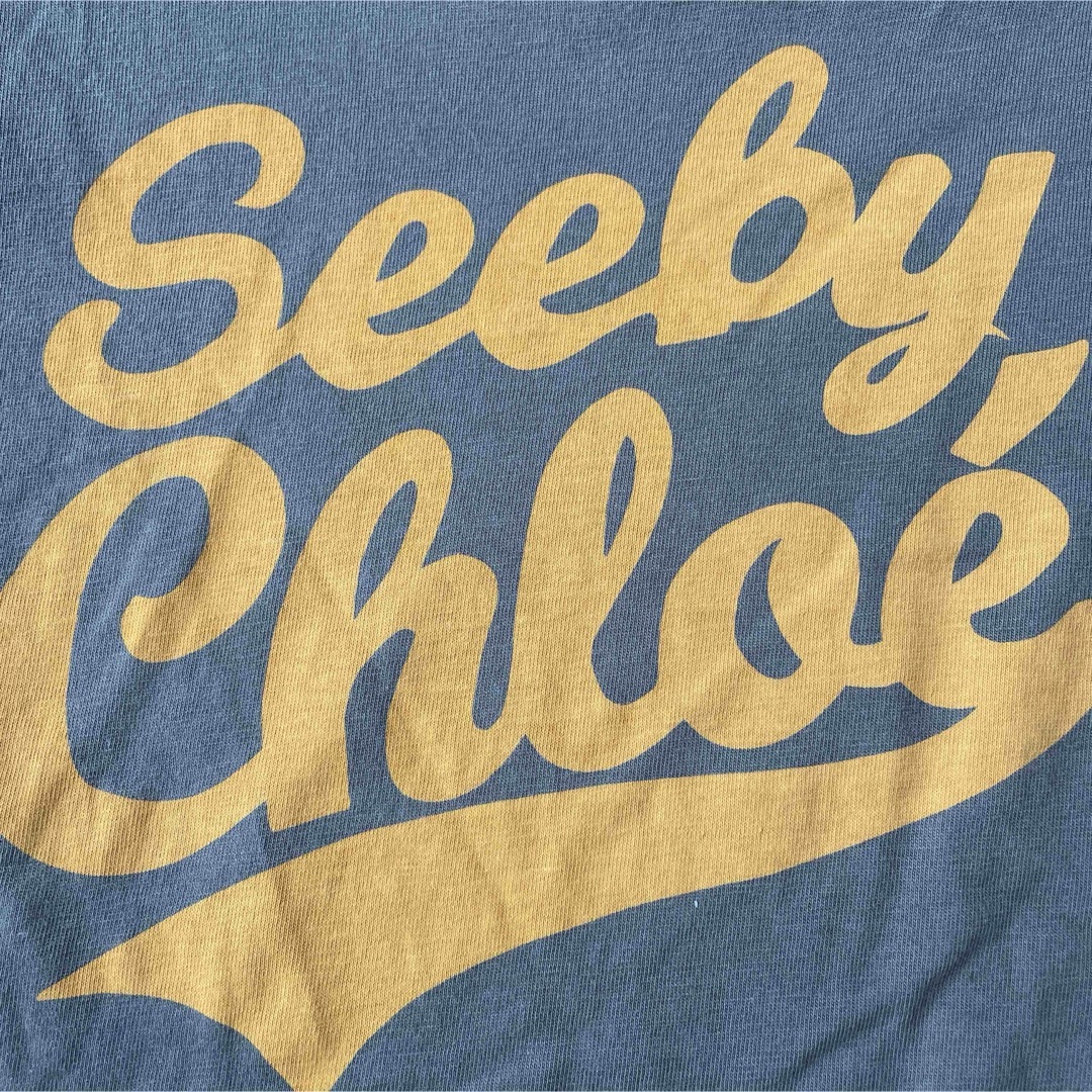 SEE BY CHLOE(シーバイクロエ)のシーバイクロエ　ロゴ入りTシャツ半袖（S） レディースのトップス(Tシャツ(半袖/袖なし))の商品写真