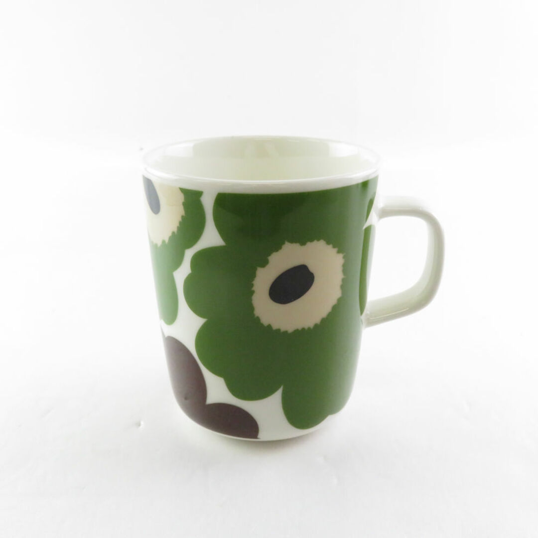 marimekko(マリメッコ)の美品 marimekko マリメッコ ウニッコ マグカップ モス 緑 50thアニバーサリー 限定 北欧 SU6797S  インテリア/住まい/日用品のキッチン/食器(グラス/カップ)の商品写真