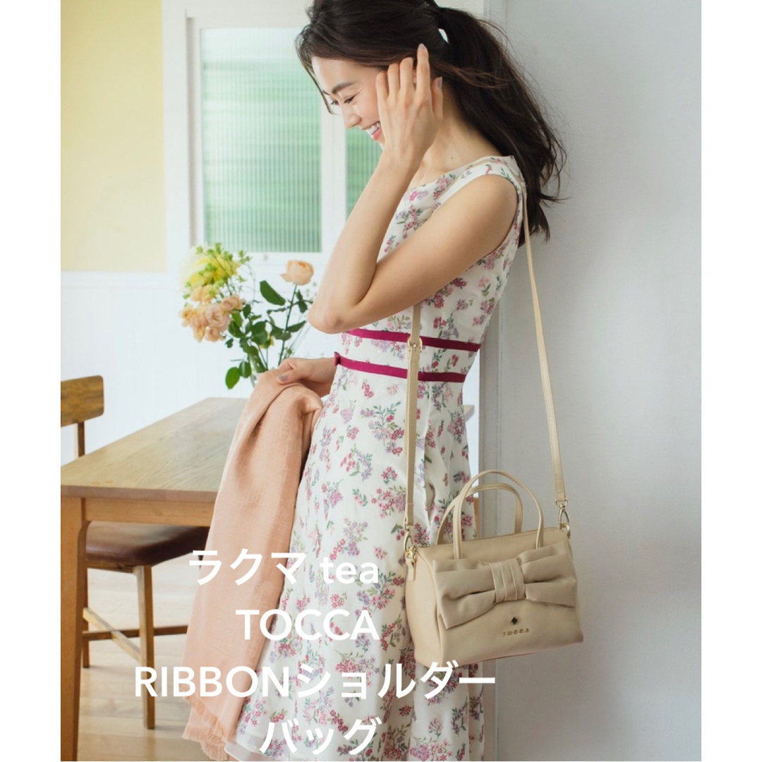 TOCCA(トッカ)の新品未使用 TOCCA RIBBON 2way ショルダーバッグ ピンク斜め掛け レディースのバッグ(ショルダーバッグ)の商品写真