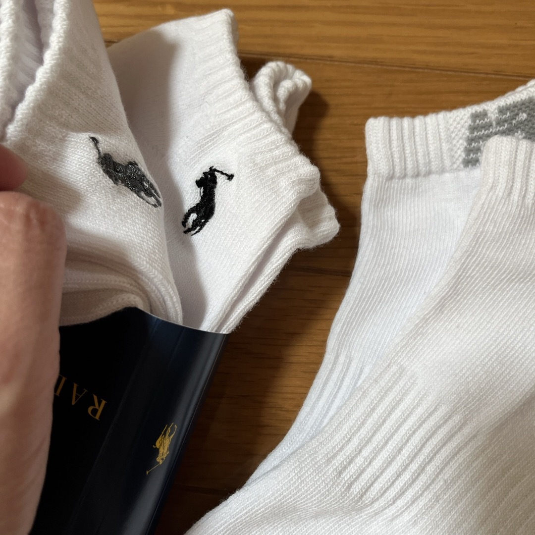 POLO RALPH LAUREN(ポロラルフローレン)の新品　ソックス5足　ポロラルフローレン他 メンズのレッグウェア(ソックス)の商品写真