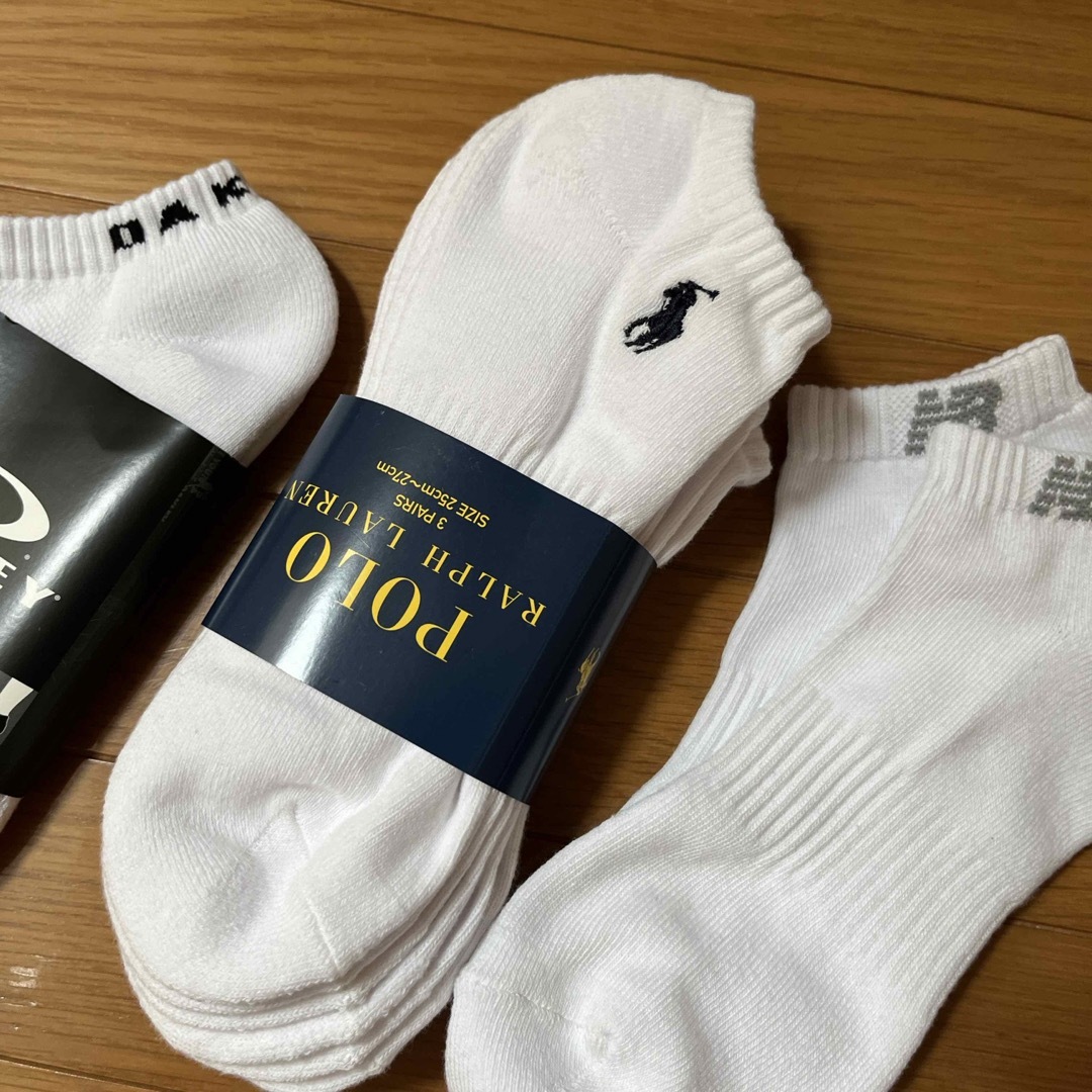 POLO RALPH LAUREN(ポロラルフローレン)の新品　ソックス5足　ポロラルフローレン他 メンズのレッグウェア(ソックス)の商品写真