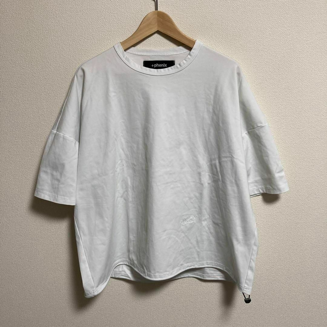 phenix(フェニックス)の+phenix フェニックス Tシャツ　ホワイト　白　XL メンズのトップス(Tシャツ/カットソー(半袖/袖なし))の商品写真
