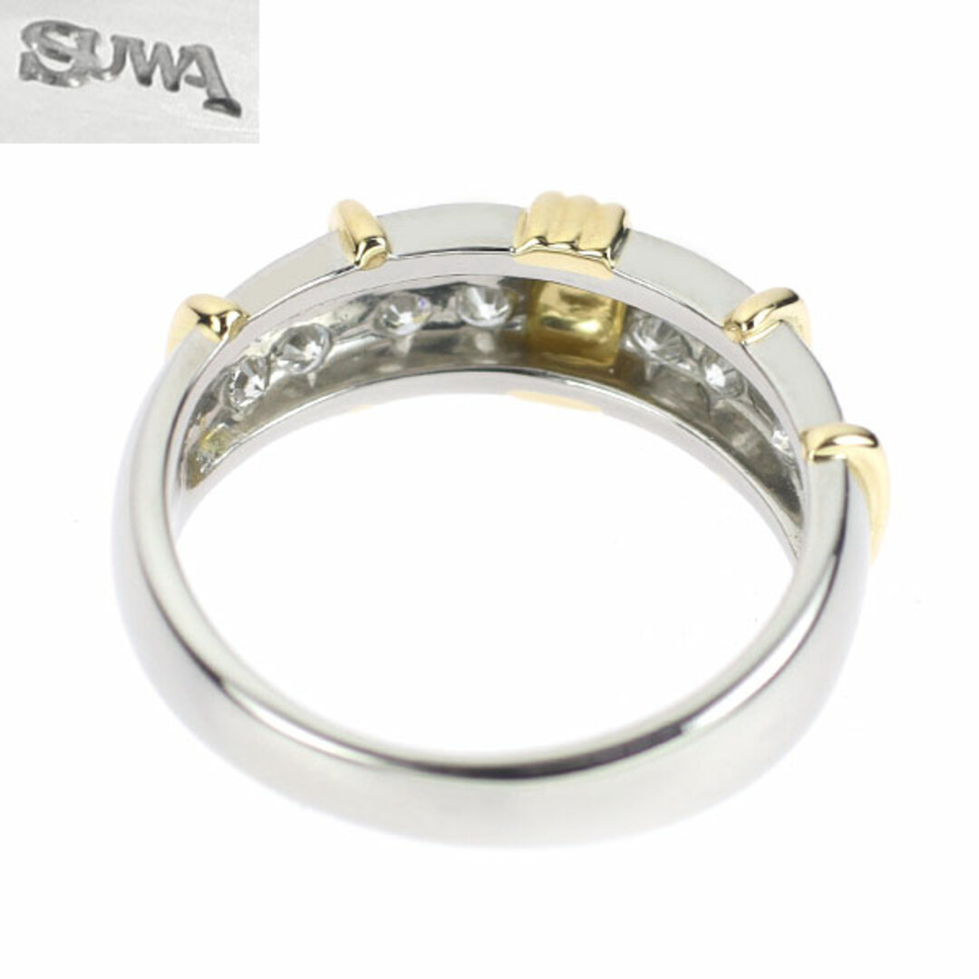 SUWA/諏訪貿易 K18/Pt950 ダイヤモンド リング 0.45ct　 M19418DI  レディースのアクセサリー(リング(指輪))の商品写真