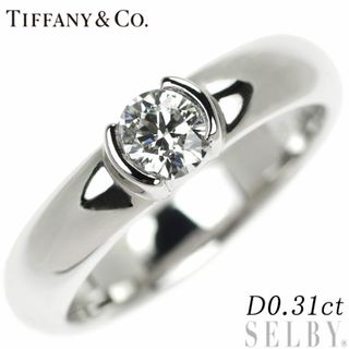 Tiffany & Co. - ティファニー Pt950 ダイヤモンド リング 0.31ct ドッツ