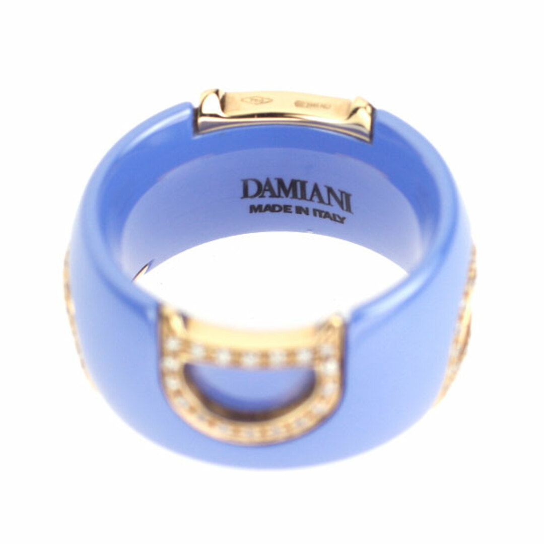 Damiani(ダミアーニ)のダミアーニ セラミック/ K18PG ダイヤモンド リング Dアイコン レディースのアクセサリー(リング(指輪))の商品写真