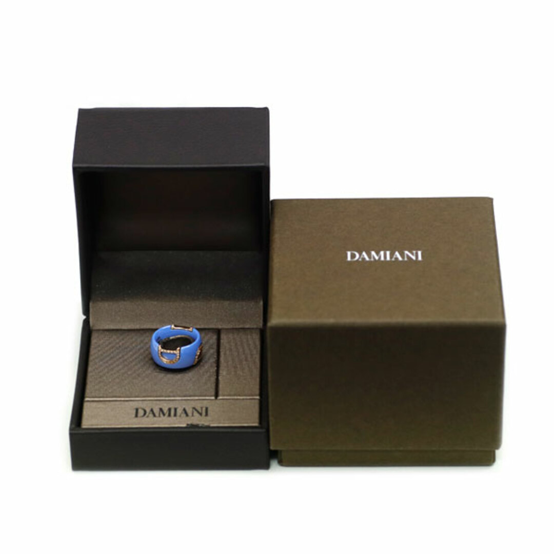 Damiani(ダミアーニ)のダミアーニ セラミック/ K18PG ダイヤモンド リング Dアイコン レディースのアクセサリー(リング(指輪))の商品写真