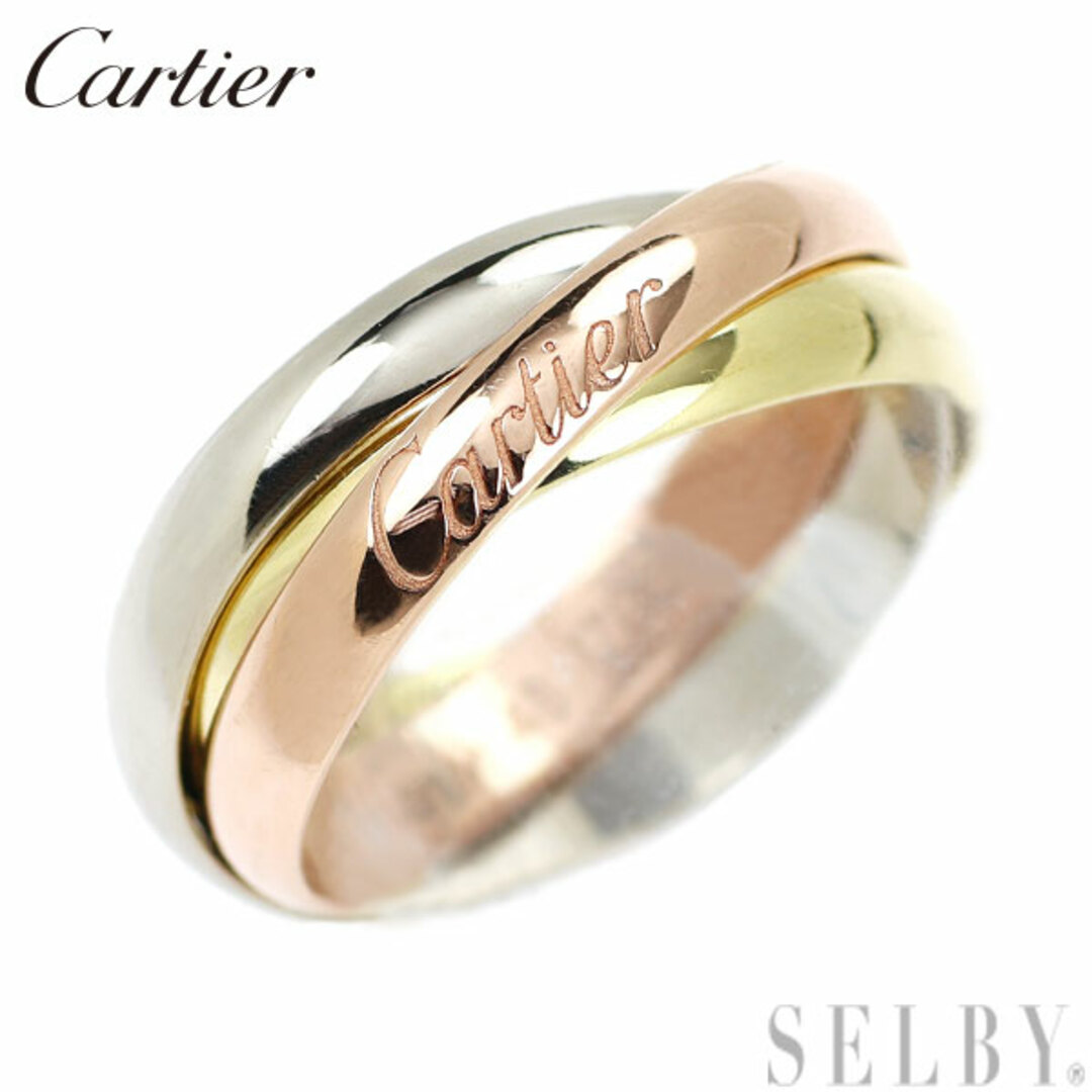 Cartier(カルティエ)のカルティエ K18YG/WG/PG リング トリニティ 48号 レディースのアクセサリー(リング(指輪))の商品写真
