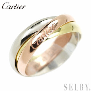 カルティエ(Cartier)のカルティエ K18YG/WG/PG リング トリニティ 48号(リング(指輪))