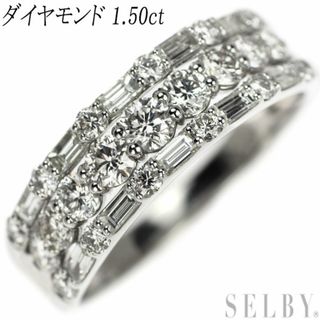 Pt999 ダイヤモンド リング 1.50ct (リング(指輪))