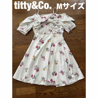 【titty&Co. 】ティティーアンドコー花柄ワンピース