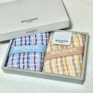 BALMAIN - 未使用  バルマン タオル セット36×34cm