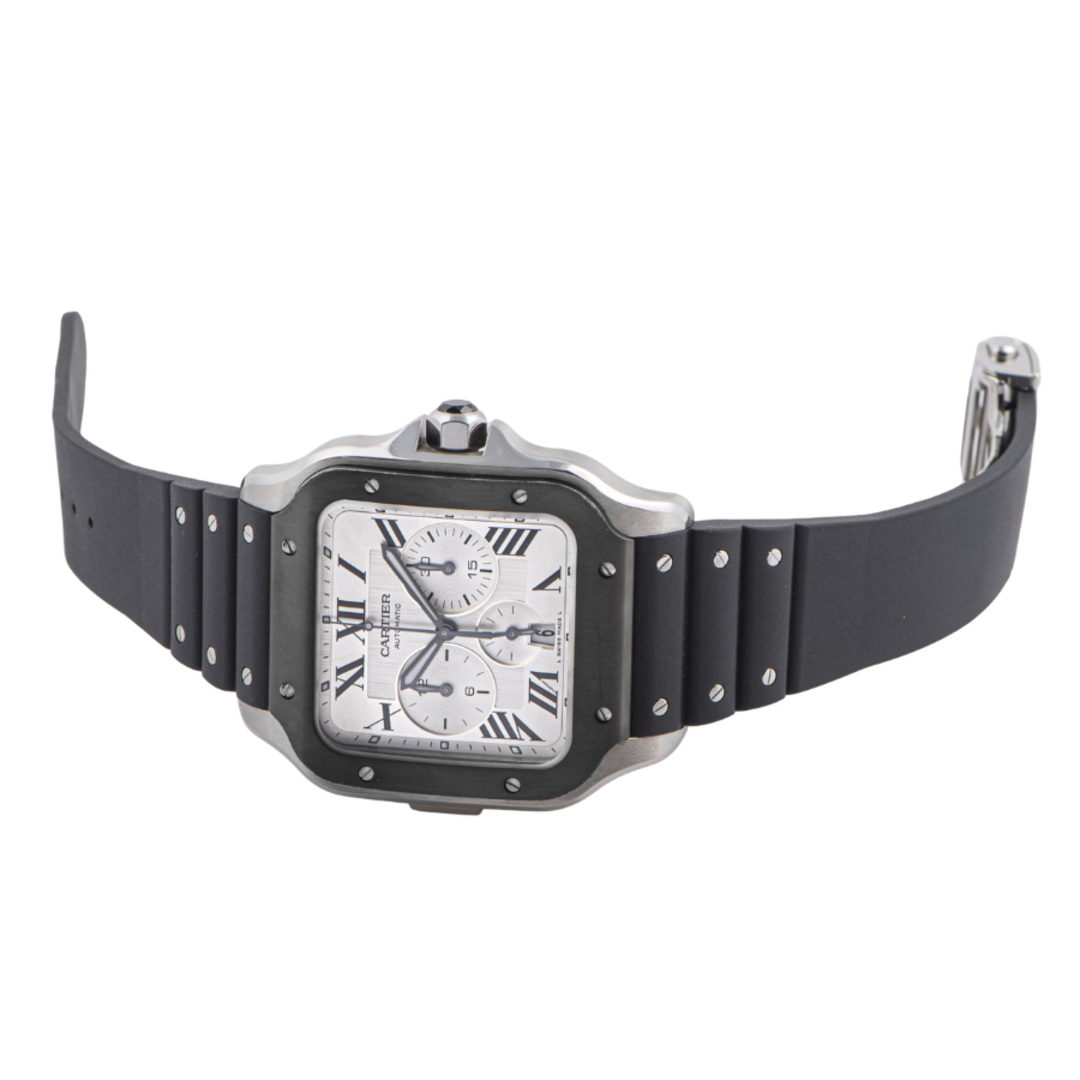 Cartier(カルティエ)のCARTIER カルティエ サントス ドゥ カルティエ クロノグラフXL WSSA0017【中古】 メンズの時計(腕時計(アナログ))の商品写真