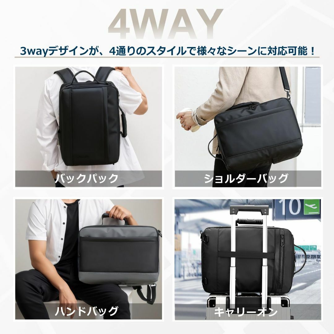 【色: 3way-ブラック】[OFAMOUS] ビジネスリュック バックパック  その他のその他(その他)の商品写真