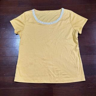 DoCLASSE - 【美品／訳あり】ドゥクラッセ❗️レディース　Tシャツ　カットソー　イエロー2XL