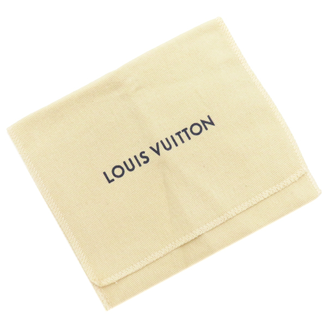 LOUIS VUITTON(ルイヴィトン)のルイヴィトン LOUIS VUITTON 二つ折り財布 ポルトフォイユ ミュルティプル タイガ ネイビー 紺 札入れ  M30952 RFID 【保存袋】【中古】 メンズのファッション小物(折り財布)の商品写真