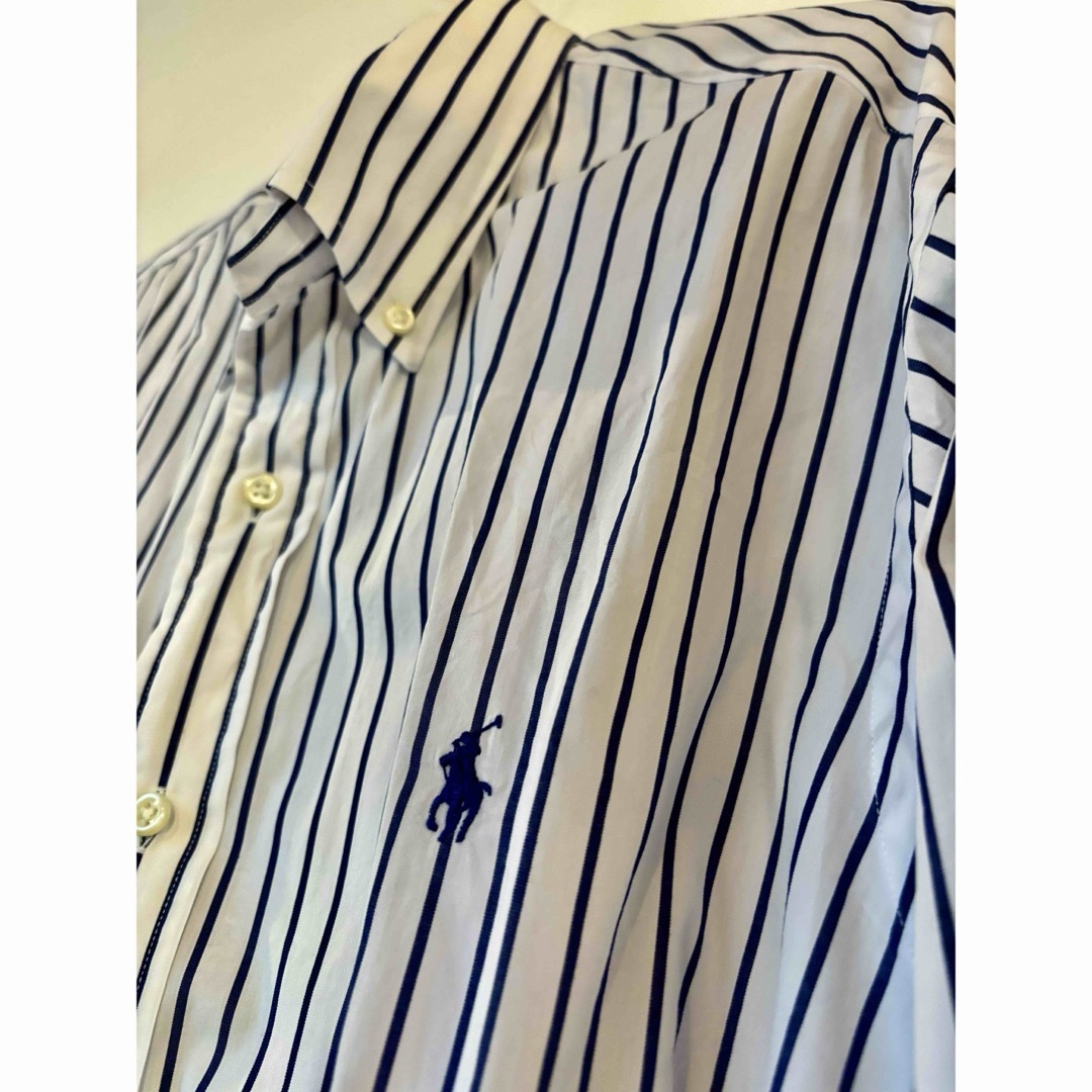 Ralph Lauren(ラルフローレン)のラルフローレン　 クラシックフィット　 ストライプシャツ　サイズＬ メンズのトップス(シャツ)の商品写真