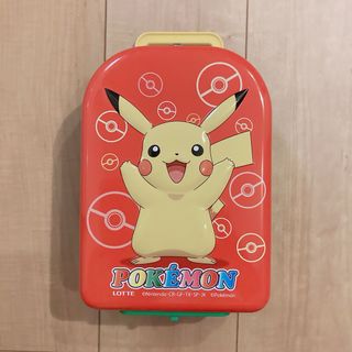 ポケモン(ポケモン)のゲーム付き　ポケットモンスター キャリーバッグ ケース 缶 ピカチュウ(キャラクターグッズ)