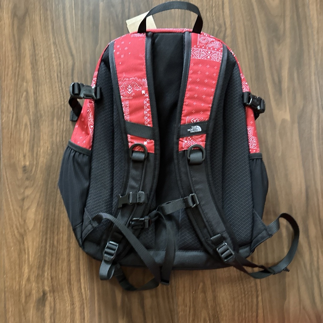 THE NORTH FACE(ザノースフェイス)のTHE NORTH FACE MINI SHOT ペイズリー　バンダナ柄 RED レディースのバッグ(リュック/バックパック)の商品写真