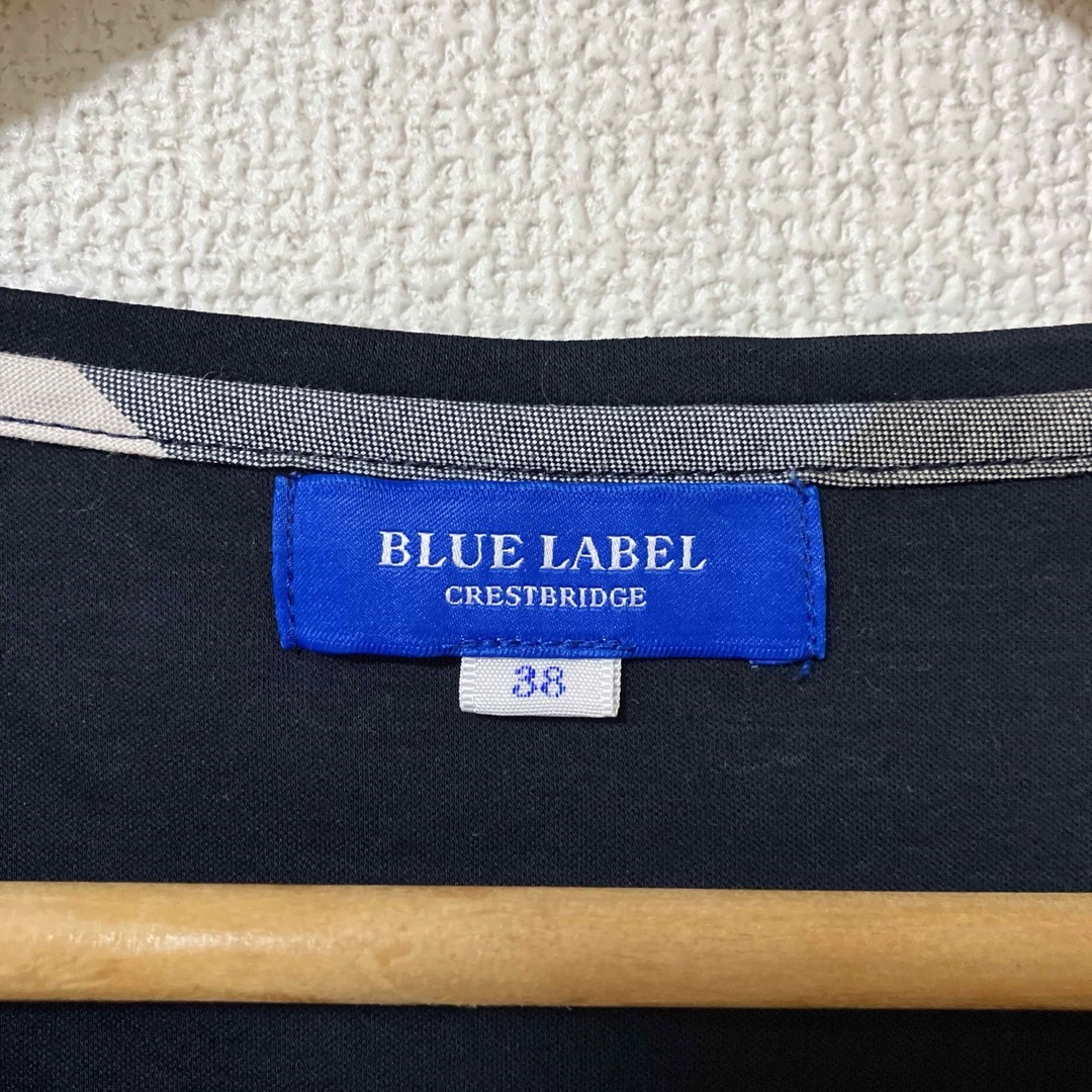 BURBERRY BLUE LABEL(バーバリーブルーレーベル)のもも様専用です！バーバリー　ブルーレーベル　袖切返しカットソー レディースのトップス(カットソー(半袖/袖なし))の商品写真