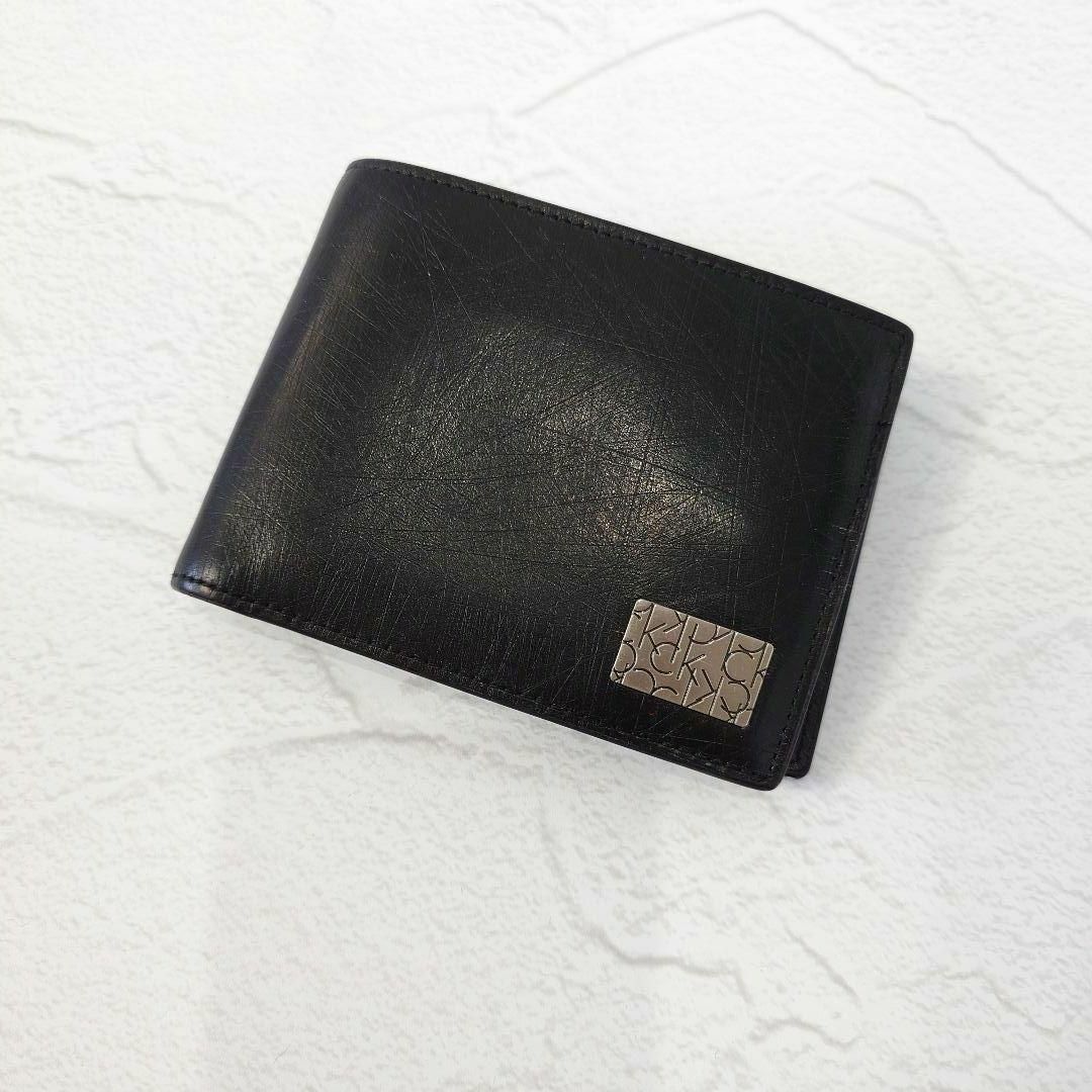 Calvin Klein(カルバンクライン)のカルバンクライン　calvin klein レザー財布　2つ折り メンズのファッション小物(折り財布)の商品写真