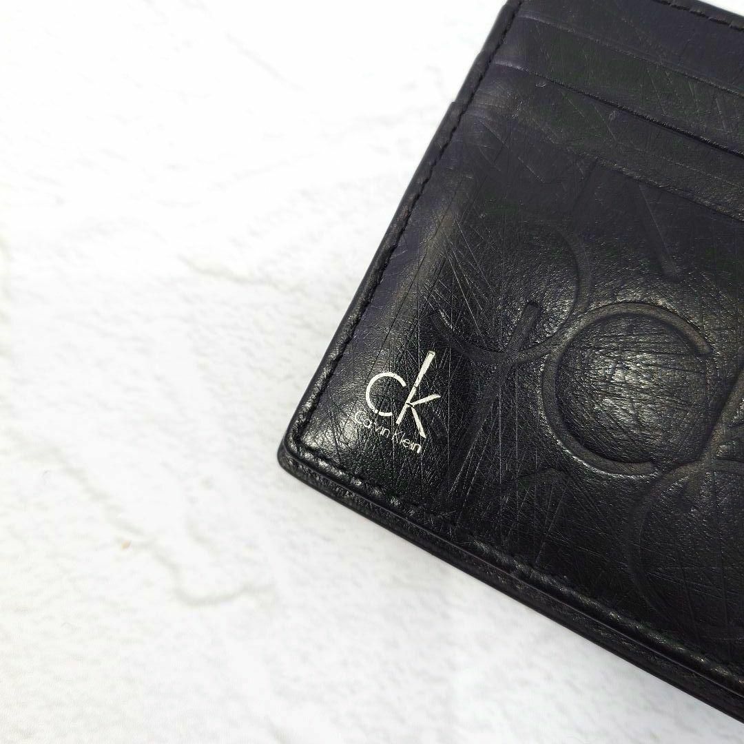 Calvin Klein(カルバンクライン)のカルバンクライン　calvin klein レザー財布　2つ折り メンズのファッション小物(折り財布)の商品写真