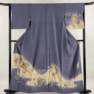 訪問着 身丈159cm 裄丈65.5cm 正絹 名品 【中古】(着物)